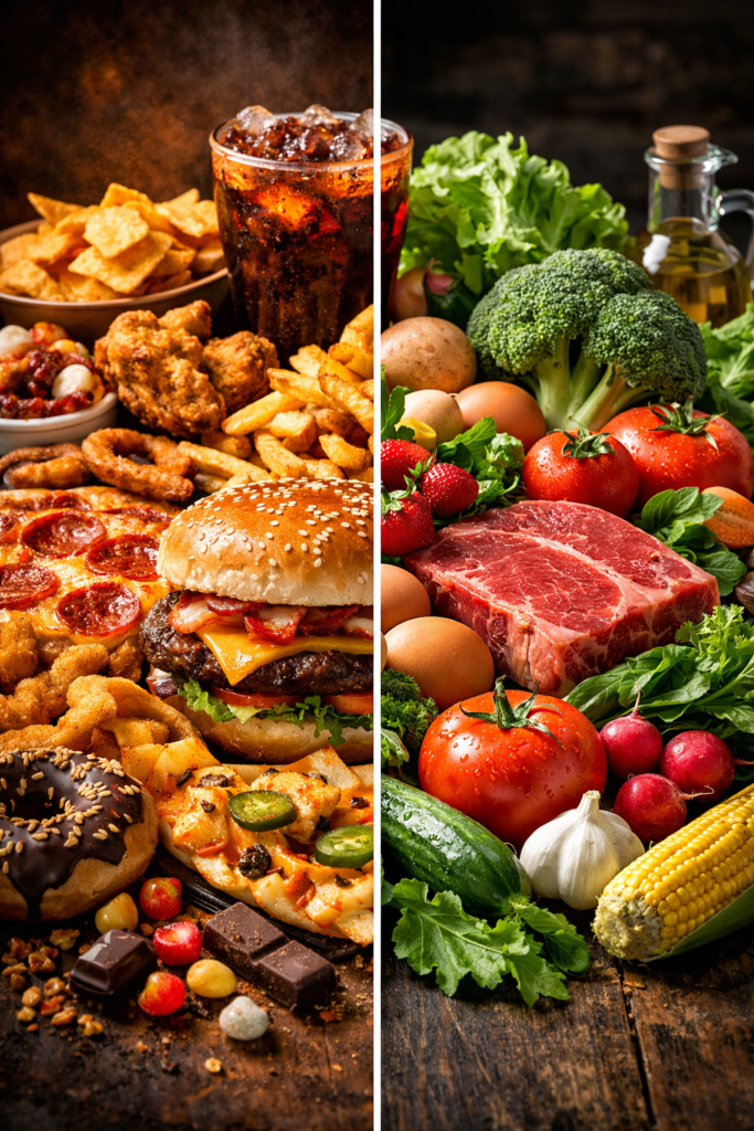 Processed vs Natural Foods