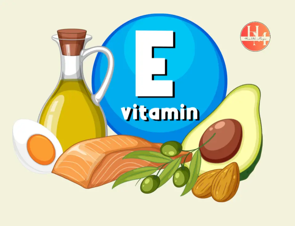 Vitamin E promoting skin health and antioxidant benefits