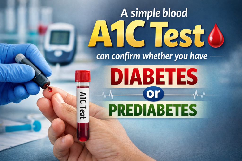 A1C test for diabetes detection