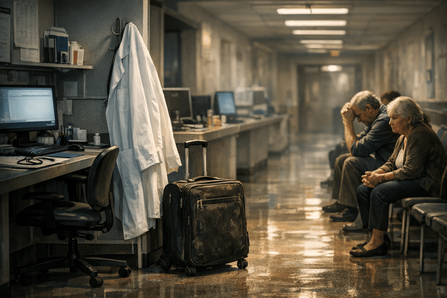 Doctor leaving hospital due to immigration policy affecting healthcare system