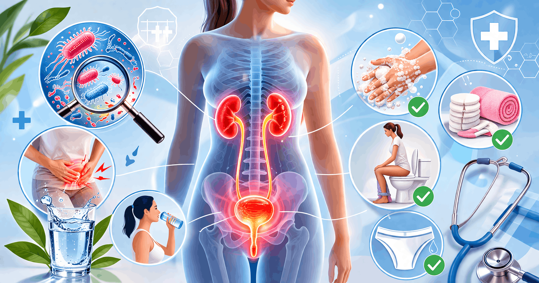 urinary tract infections symptoms causes treatment illustration